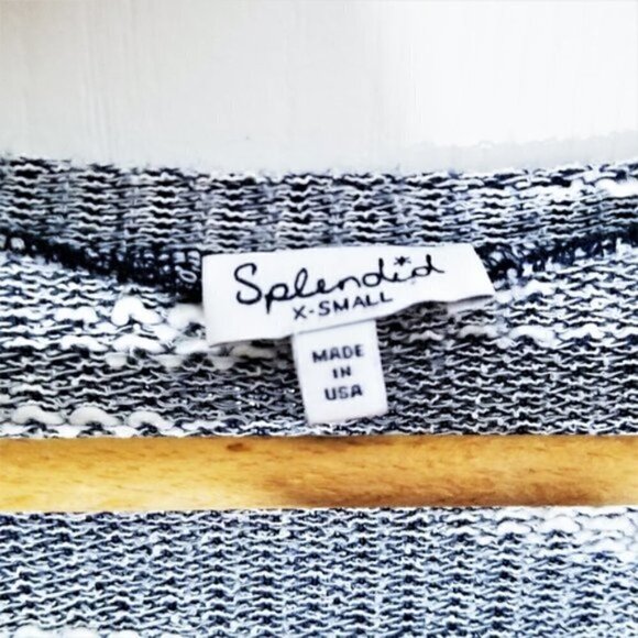 Splendid Blue Slouchy Oversized Pullover Sweater - Picture 5 of 7